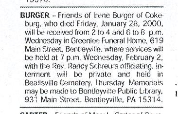 Irene Burger